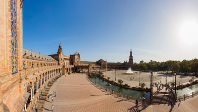 Siviglia, Spagna. Plaza de España da Unbekannt Unbekannt